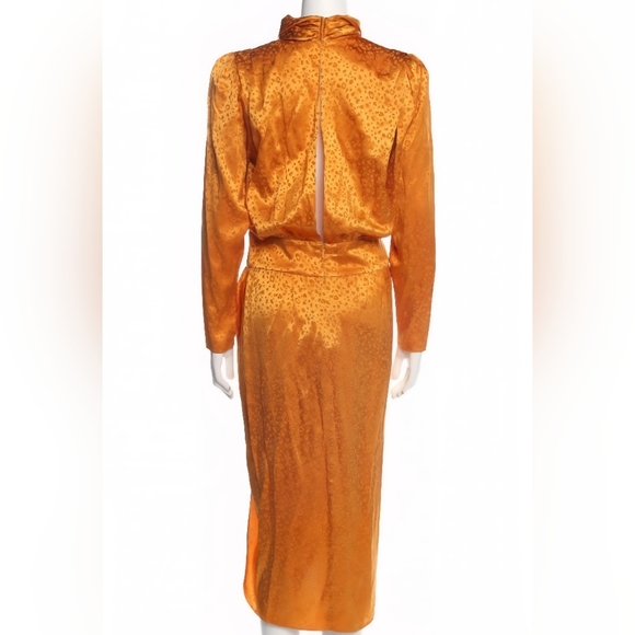 Ronny Kobo Collection Golden Long Sleeve Dress - Picture 2 of 10